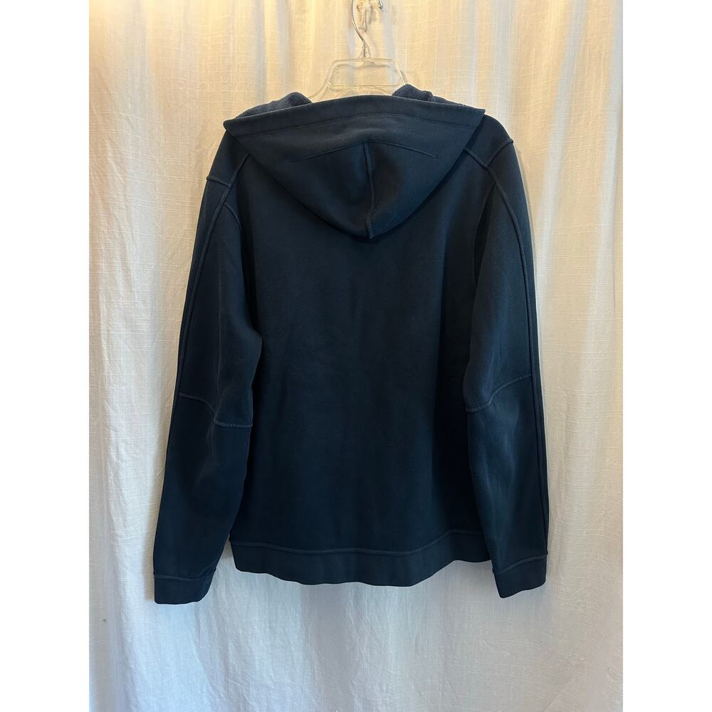Lululemon Ritual Jacket Mens Nocturnal Teal Blue Full Zip Hoodie 2 Way Zipper XL - Picture 4 of 11